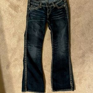 Silver jeans Frances flare size 28/31
